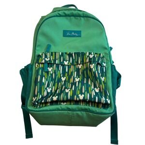 Vera Bradley Disney Parks Mickey Mouse Green Canvas Backpack Travel Bag